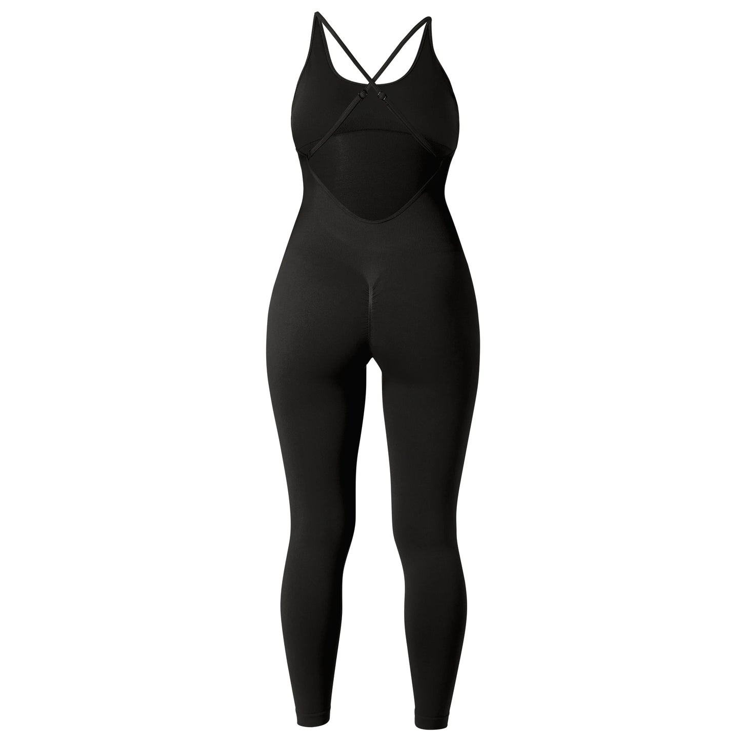 Women's Polyester Fitness Jumpsuit