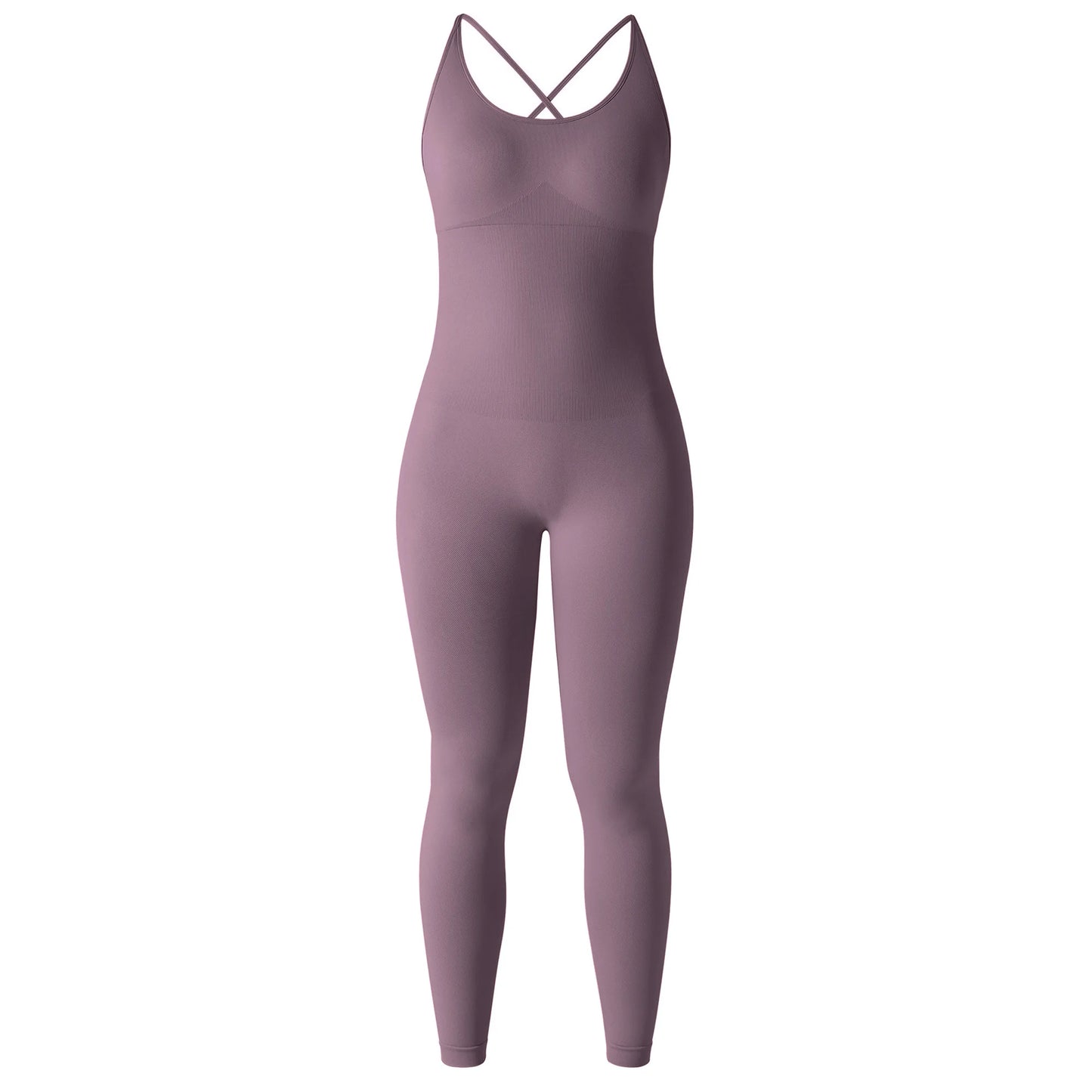 Women's Polyester Fitness Jumpsuit