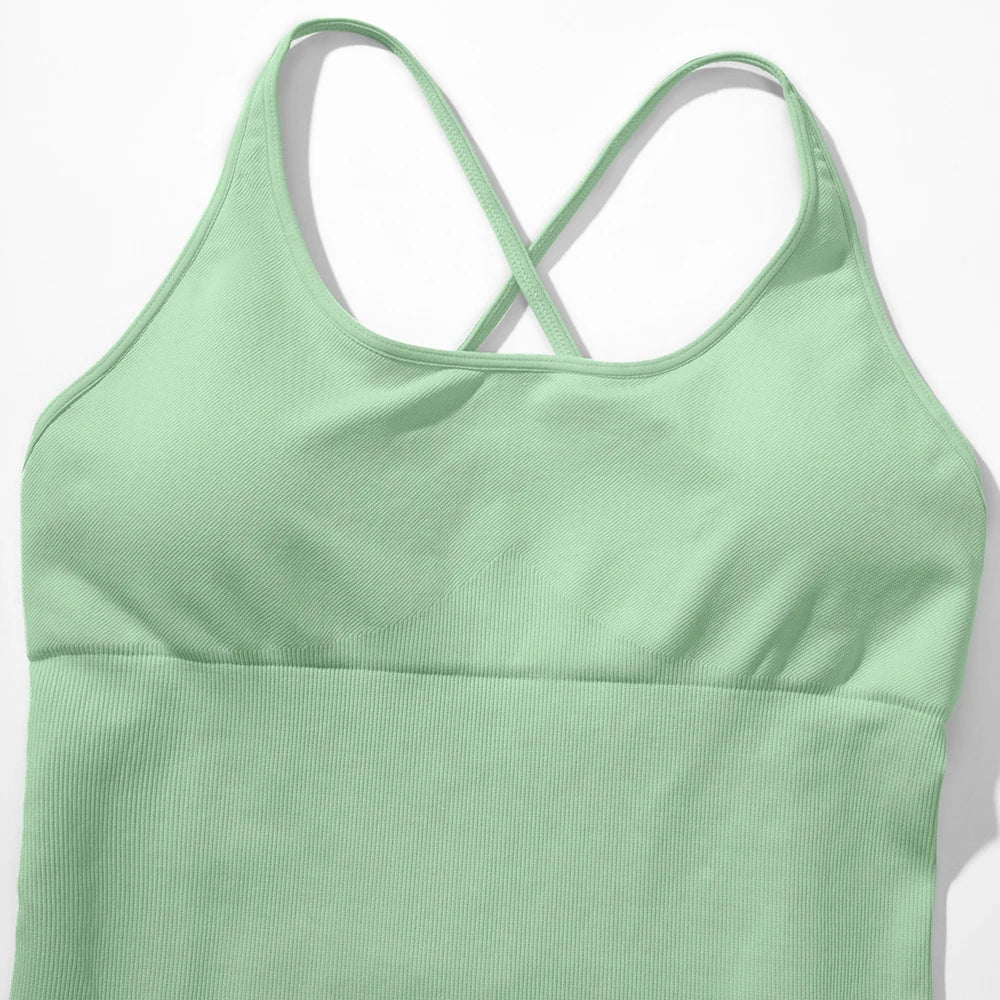 Women's Polyester Fitness Jumpsuit