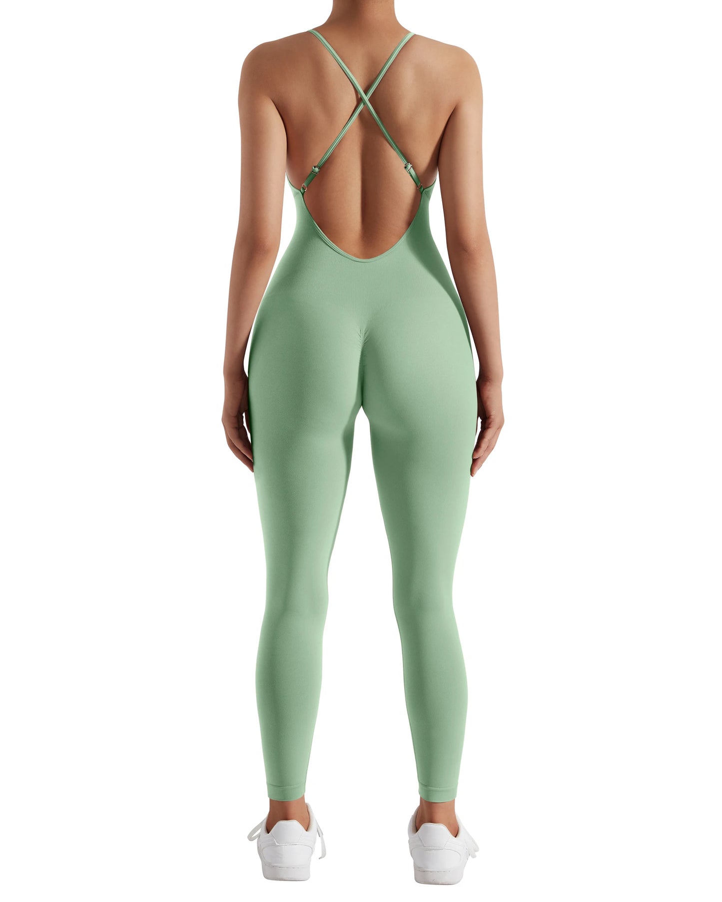 Women's Polyester Fitness Jumpsuit