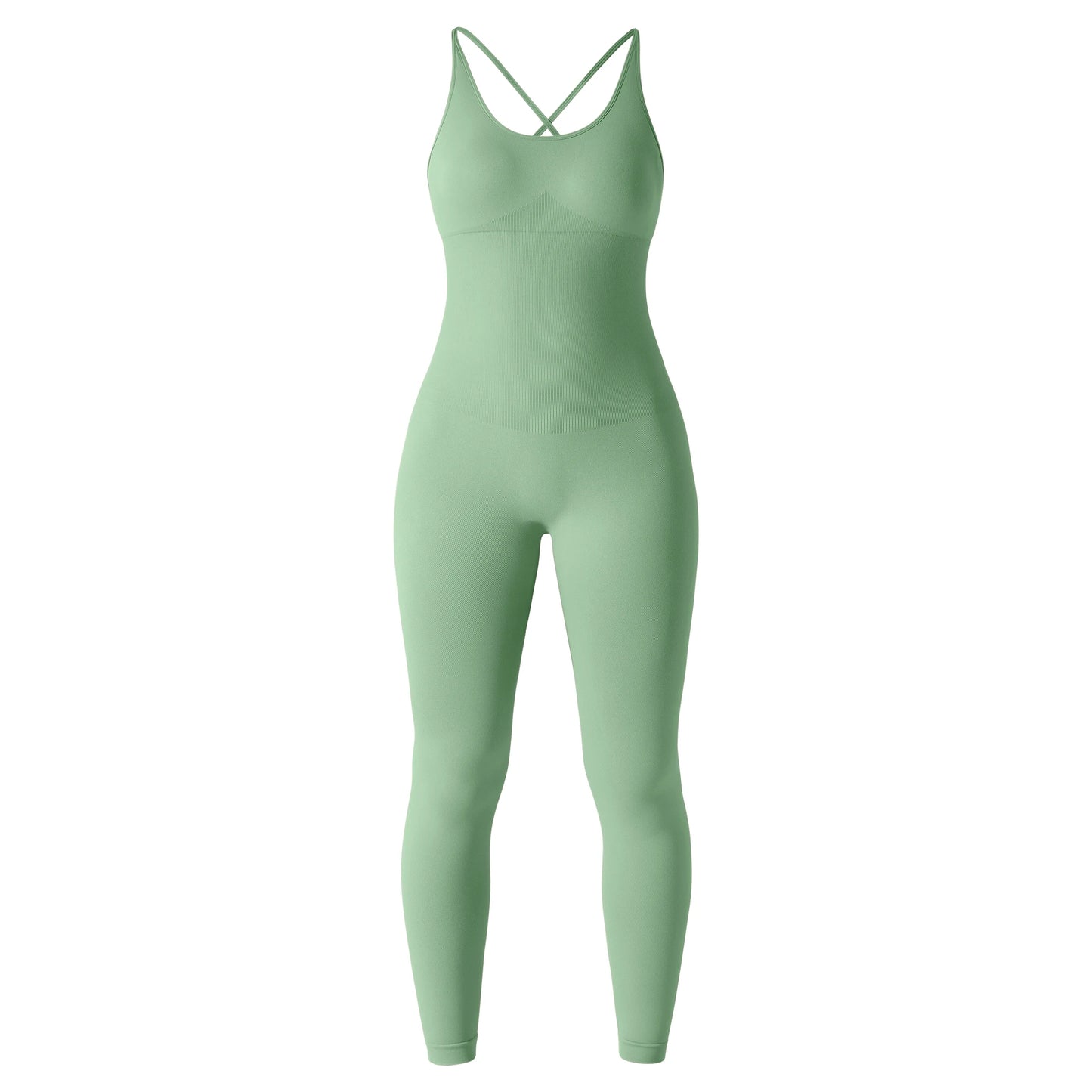 Women's Polyester Fitness Jumpsuit