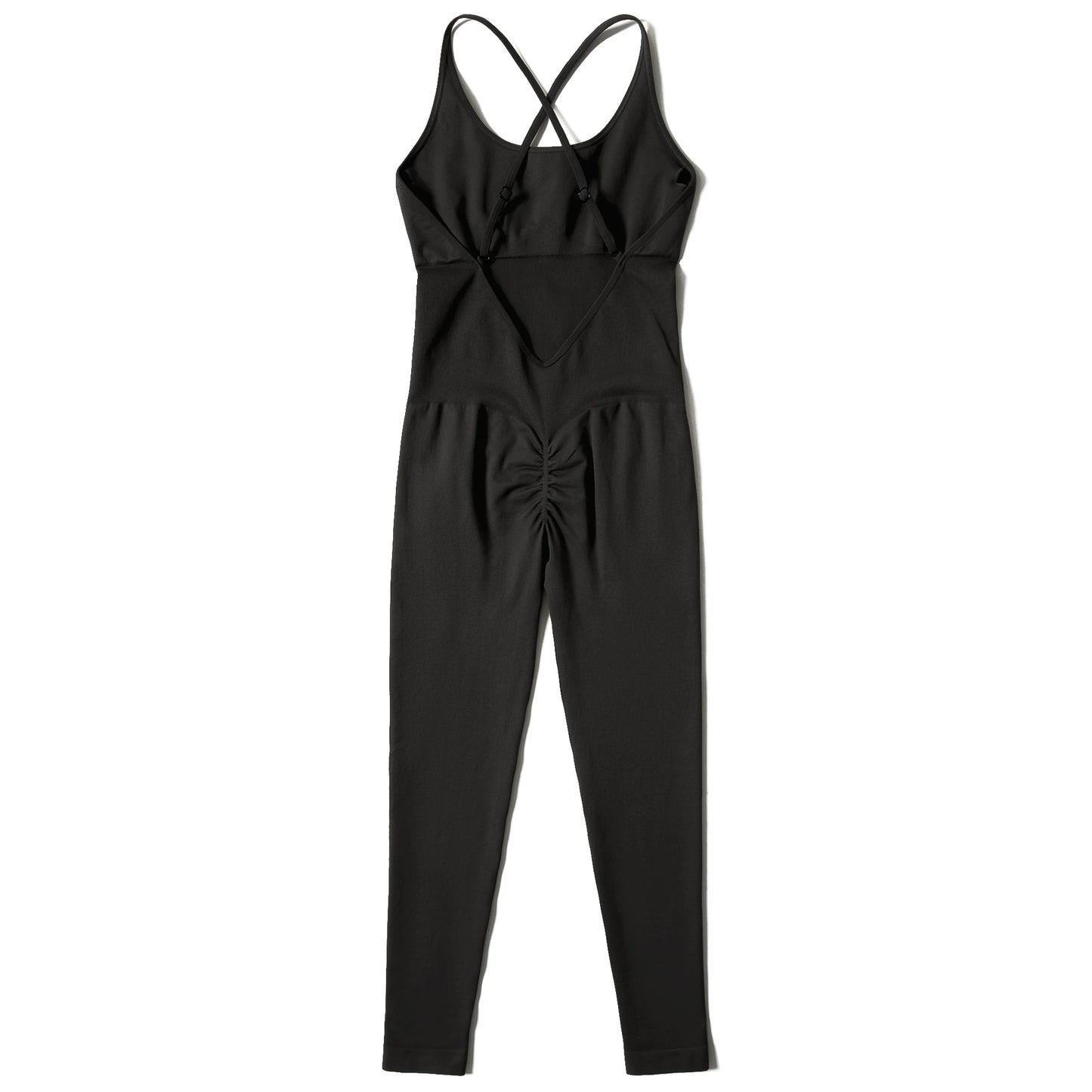Women's Polyester Fitness Jumpsuit