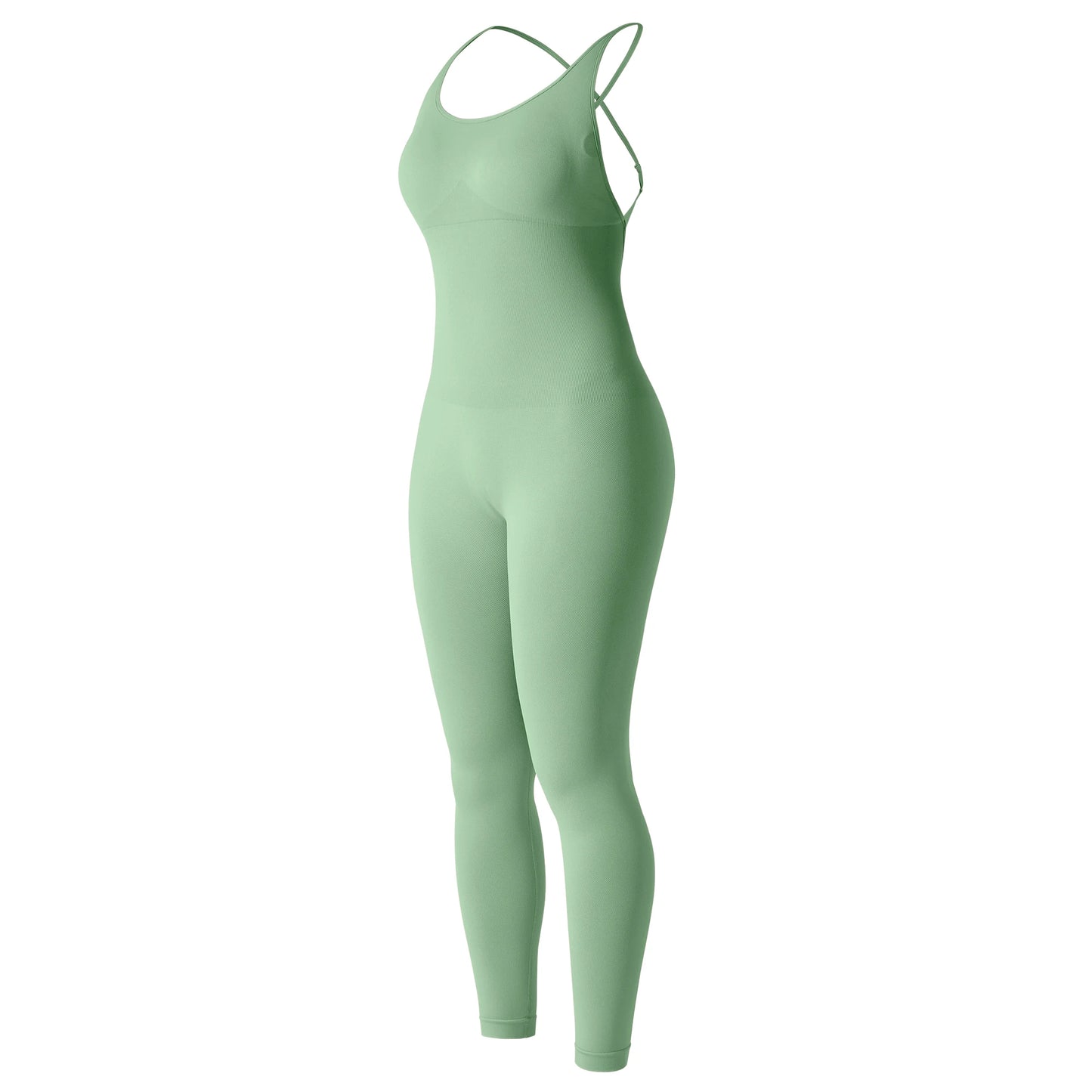 Women's Polyester Fitness Jumpsuit