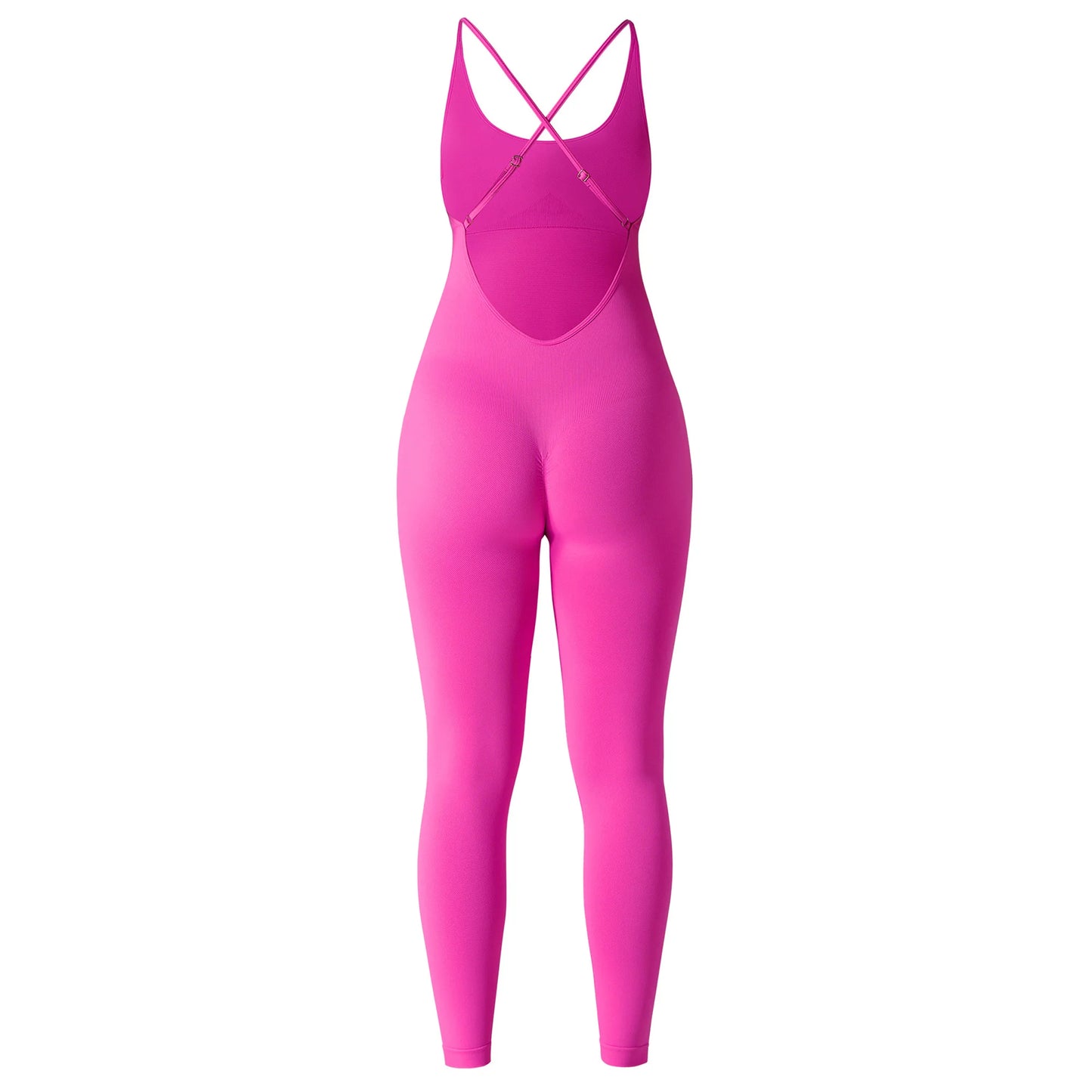 Women's Polyester Fitness Jumpsuit
