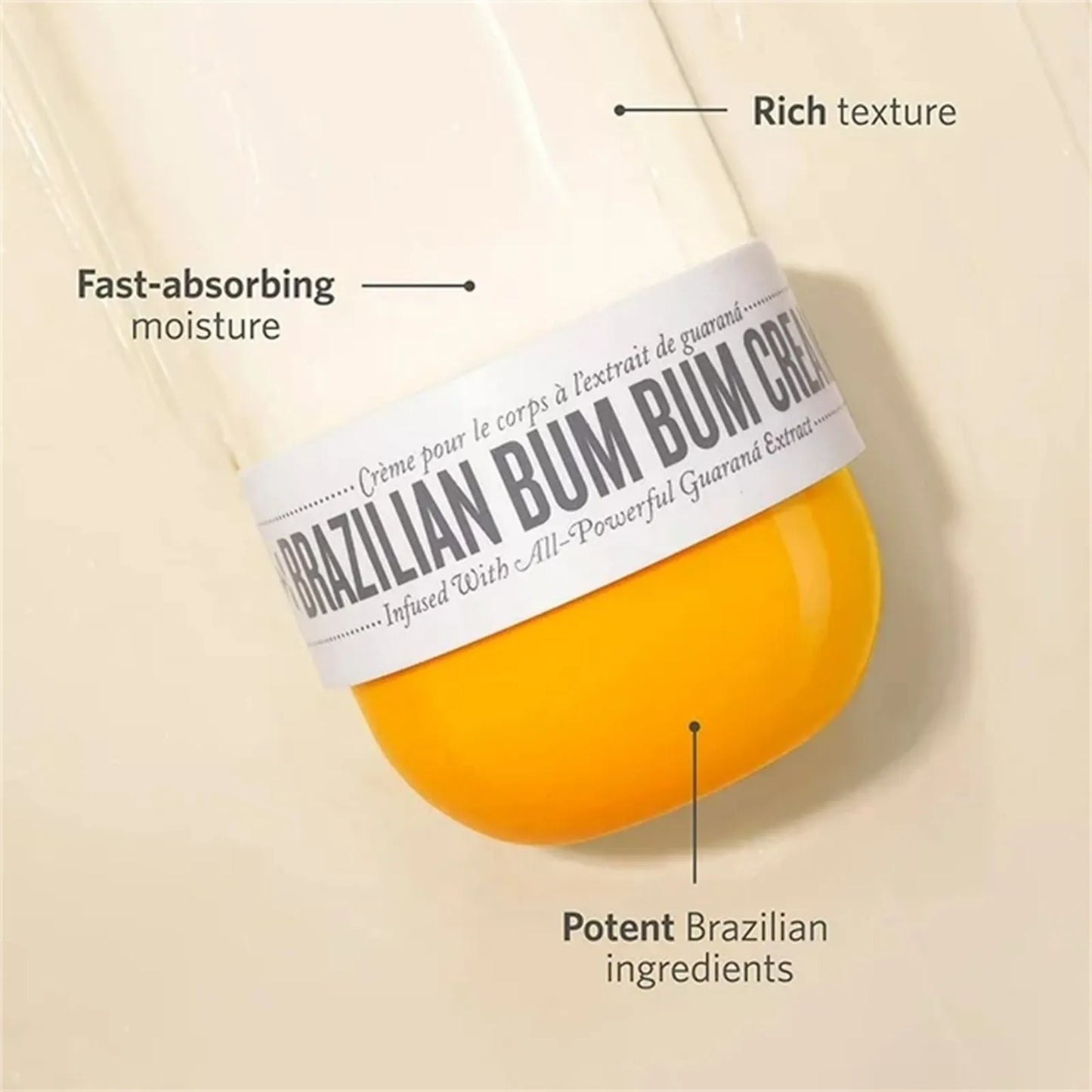 Brazilian Bum Bum Cream (8.1 oz) Brazilian Butt Lift Cream, Lifts Buttocks And Tightens Skin Shape The Hip Curve