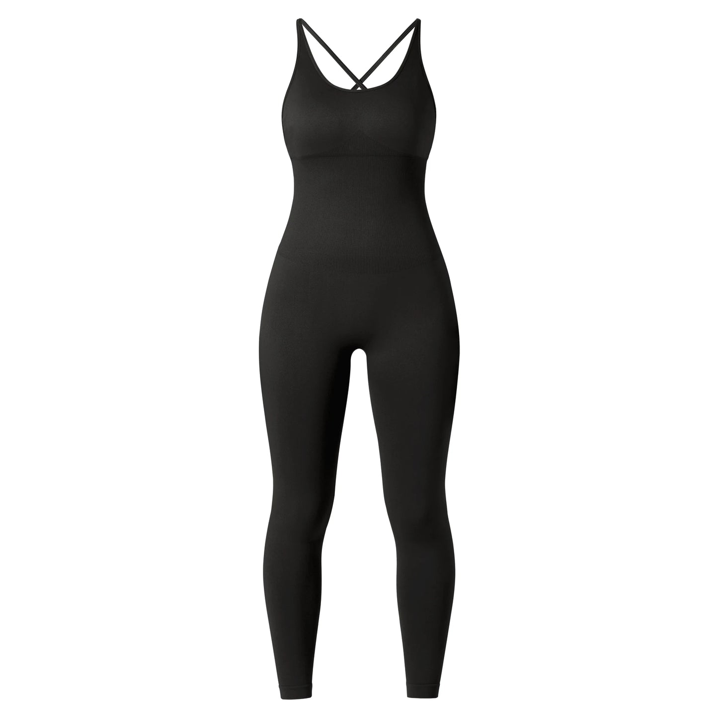 Women's Polyester Fitness Jumpsuit