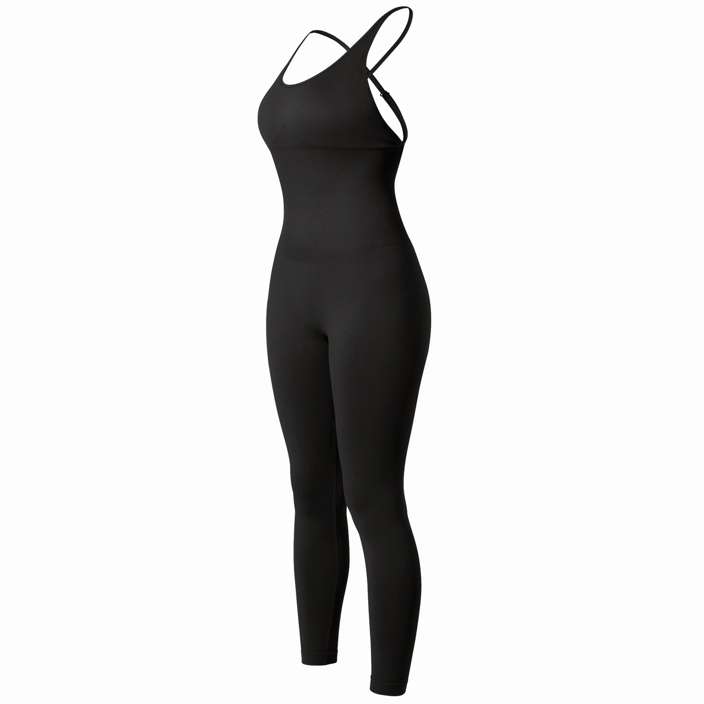 Women's Polyester Fitness Jumpsuit